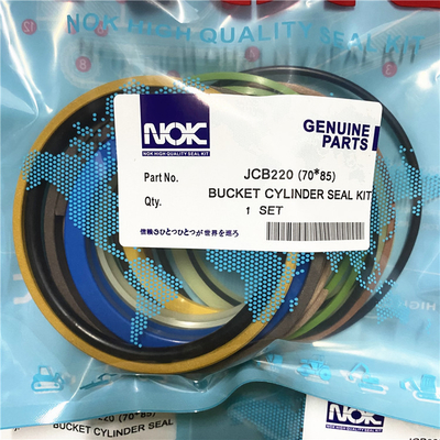Material do plutônio dos jogos PTFE NBR do selo do cilindro hidráulico da cubeta JCB220