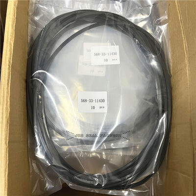 568-33-11430 jogo preto do carregador do cilindro hidráulico de 568331430 NBR Oring