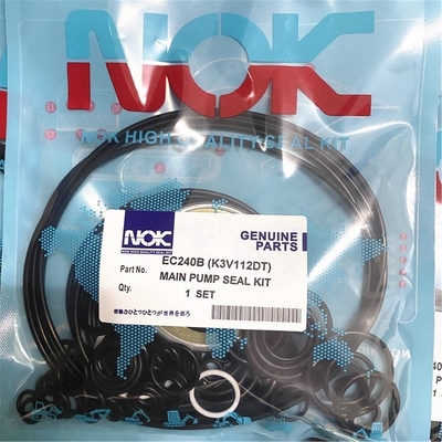 Selo Kit Ec 210 Valve Rubber piloto da bomba hidráulica de K3V112 EC EC240