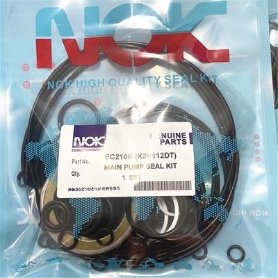 Selo Kit Ec 210 Valve Rubber piloto da bomba hidráulica de K3V112 EC EC240