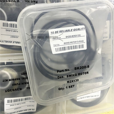 Máquina escavadora Seal Kit Hydraulic Cylinder Seal Kit do motor do balanço de SK200-8 M2X130