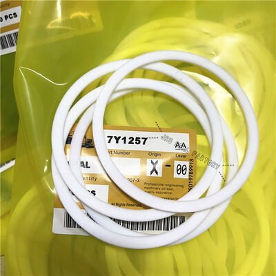 7Y1257 7Y-1257 Elevador Tift Direção Kit de vedação do carregador de cilindro hidráulico PTFE Selo alternativo branco
