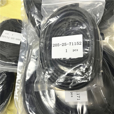 205-25-71152 selo de borracha preto da máquina escavadora NBR de 2052571152 cilindros hidráulicos