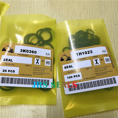 5H6734 6V6228 6V5266 3K0360 1H1023 NBR Oring preto para kit de direção Tift de elevação de carregadeira de cilindro hidráulico